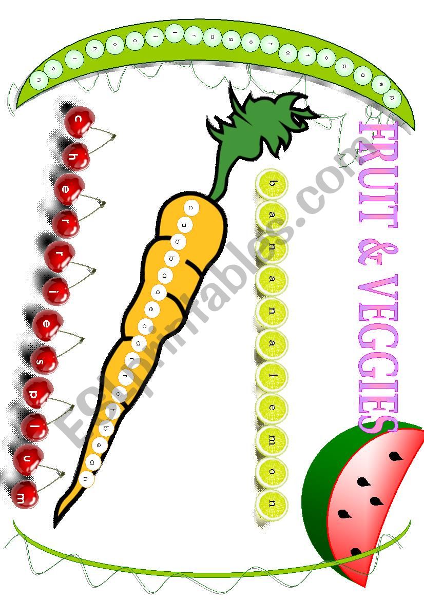 Fruit and Vegetables worksheet