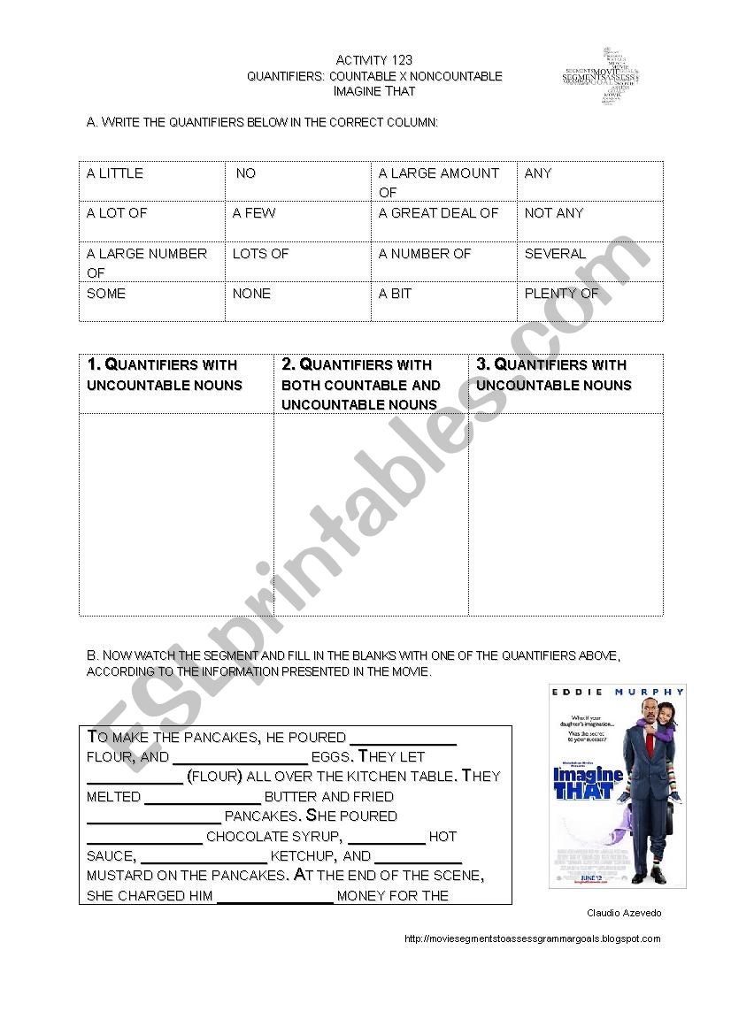 Movie worksheet