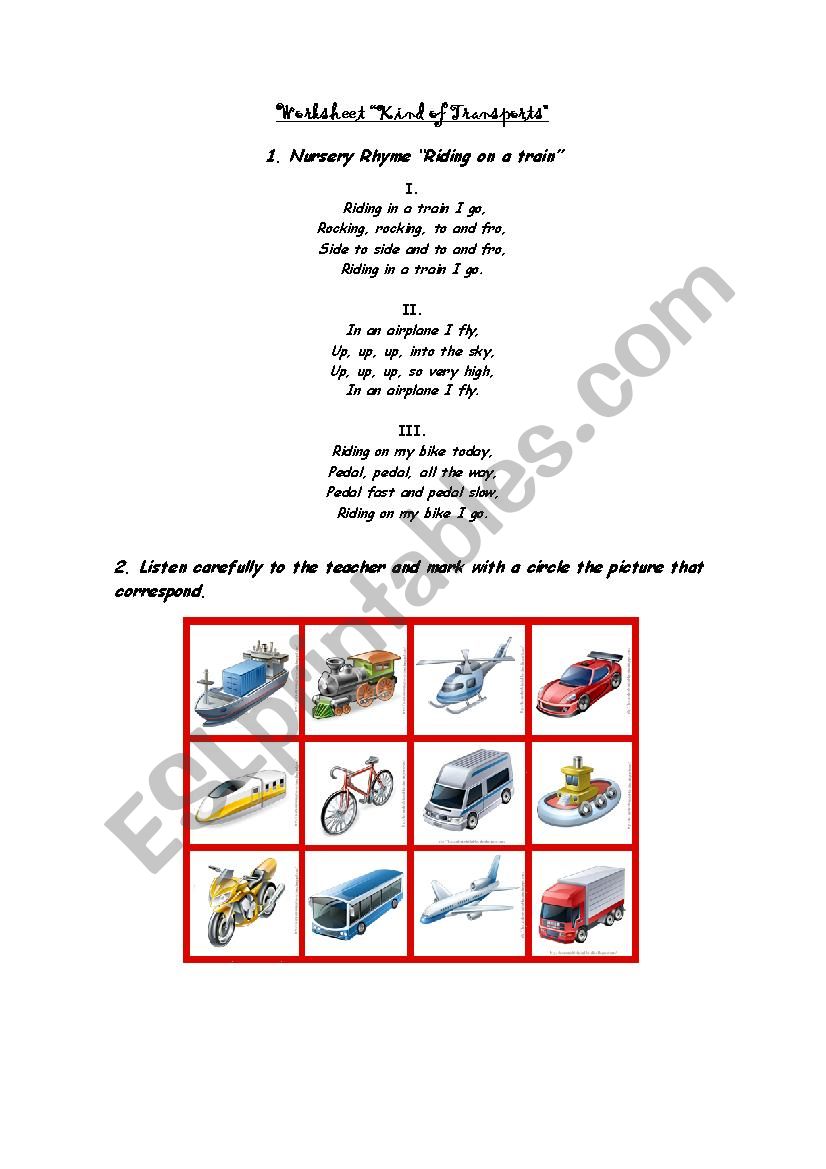 nursery-rhyme-riding-on-a-train-esl-worksheet-by-carly-chan