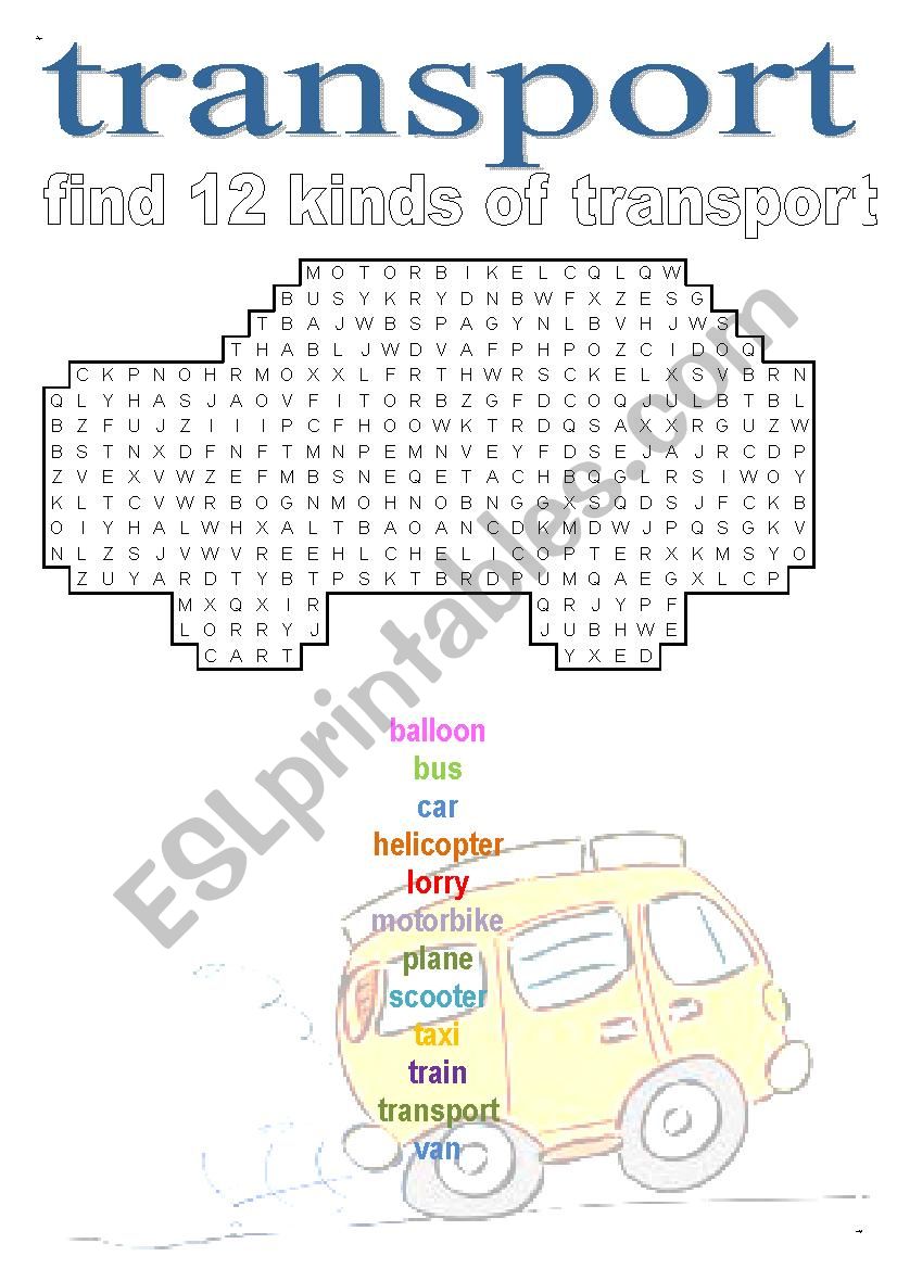 Transport worksheet