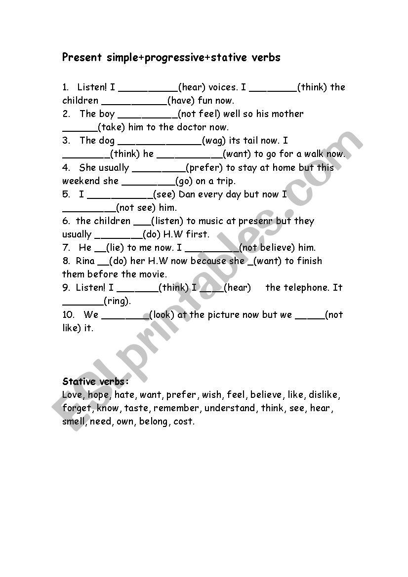 present-simple-progressive-stative-verbs-esl-worksheet-by-yael1975