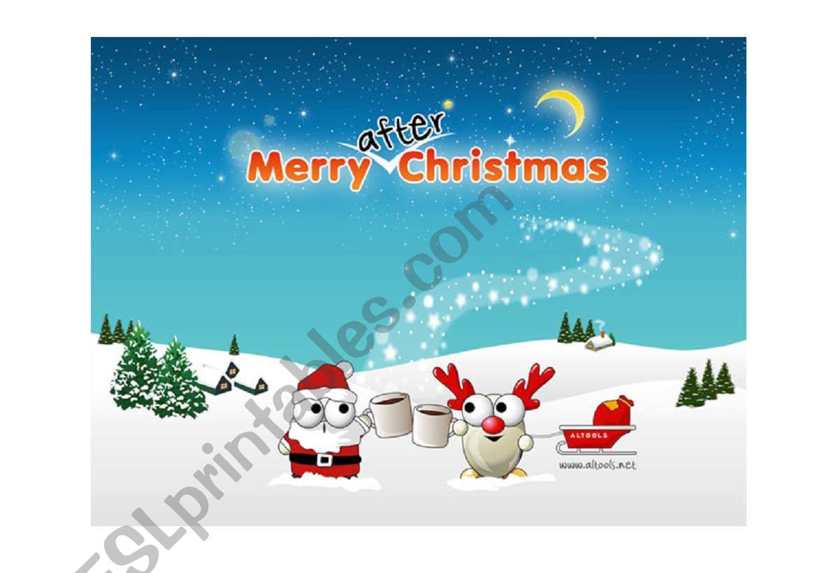 christmas images worksheet