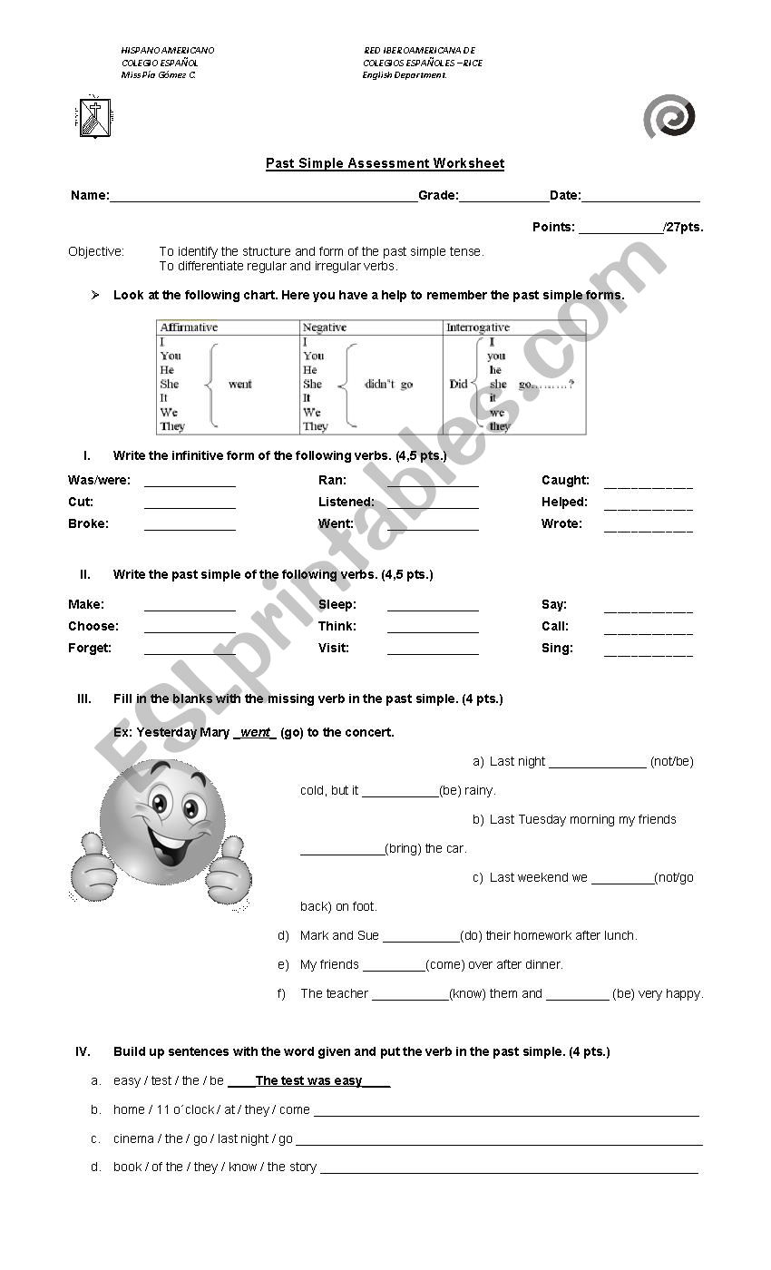 past-simple-exercises-and-assessment-esl-worksheet-by-pia-belen