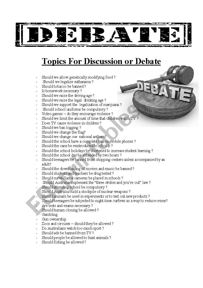  It Debate Topics Debate 2019 01 17