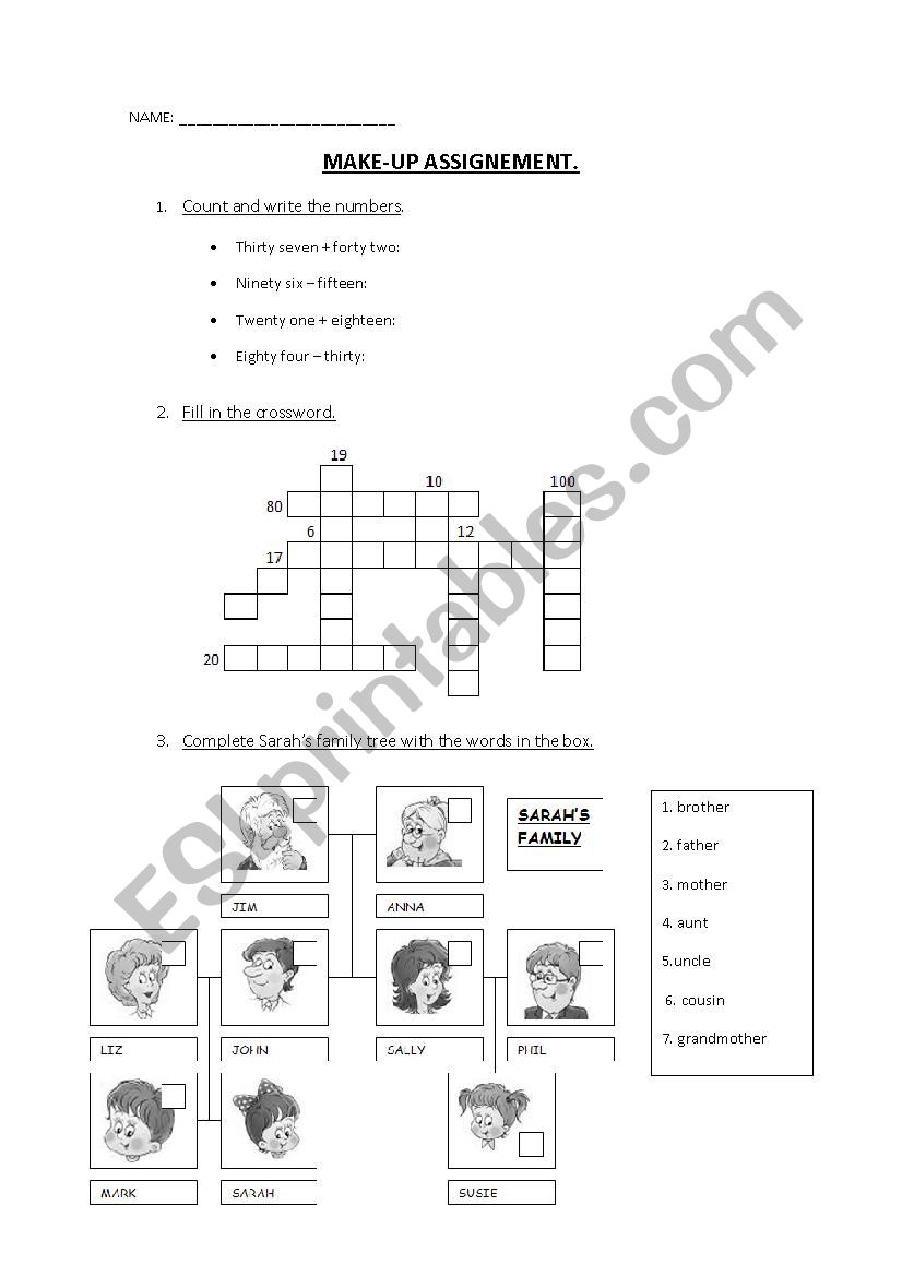 Pracise Paper worksheet