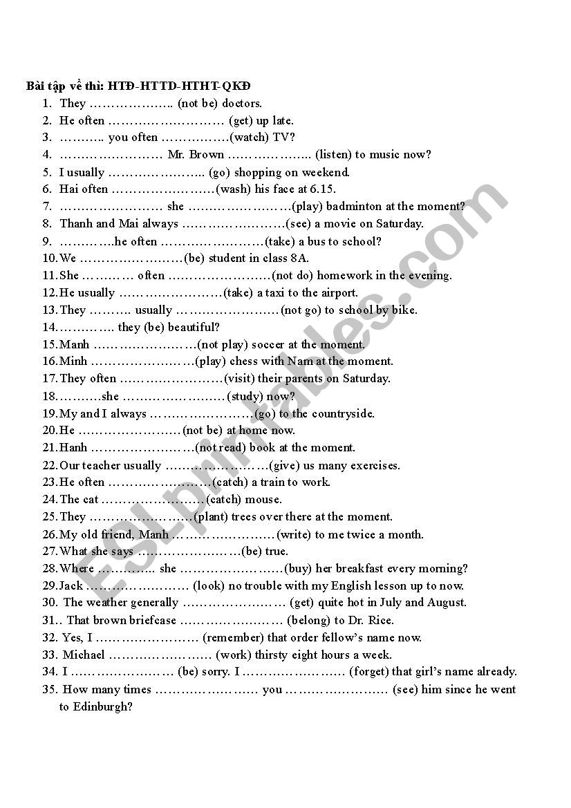 exercise-for-tenses-esl-worksheet-by-tranvukieumy