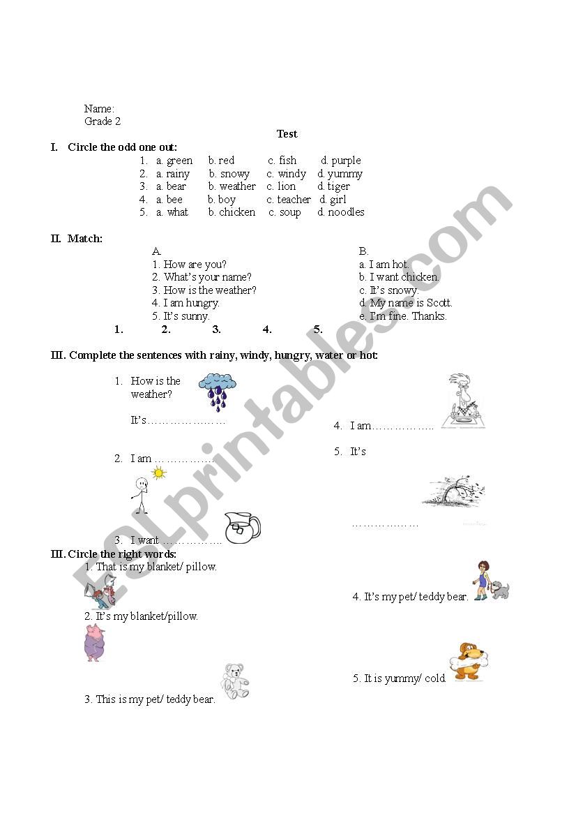 Tiny Talk 1B Test (feeling+weather)