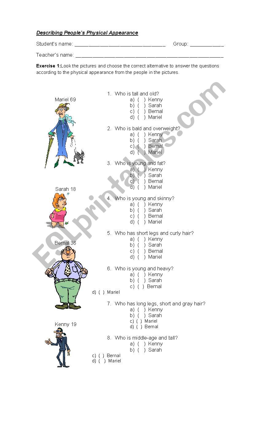 describing-people-s-physical-appearance-esl-worksheet-by-sylbebi83