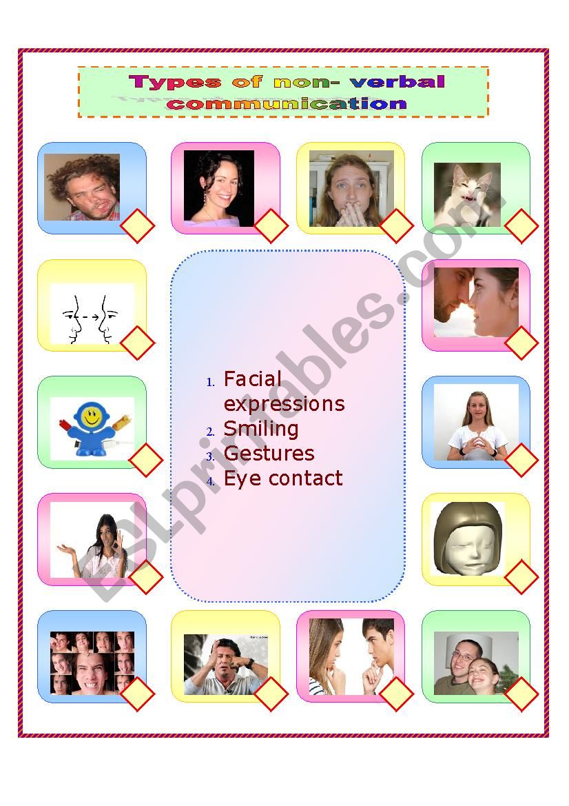 Non Verbal Communication ESL Worksheet By Monis08