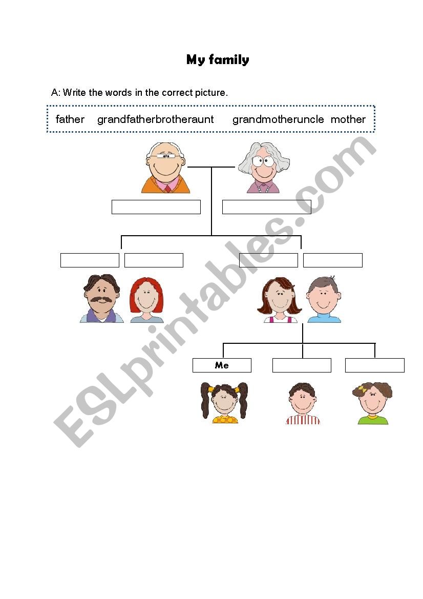 family worksheet