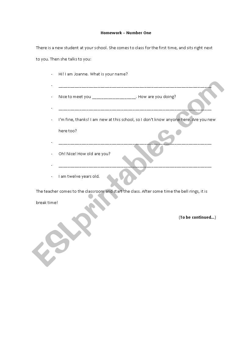 Verb to Be - exercises worksheet