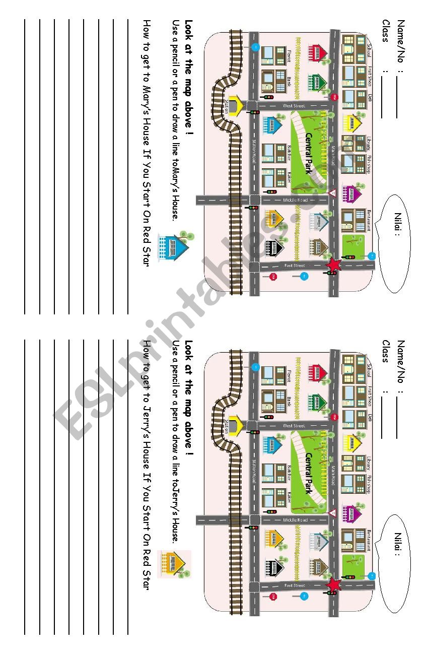 Direction worksheet