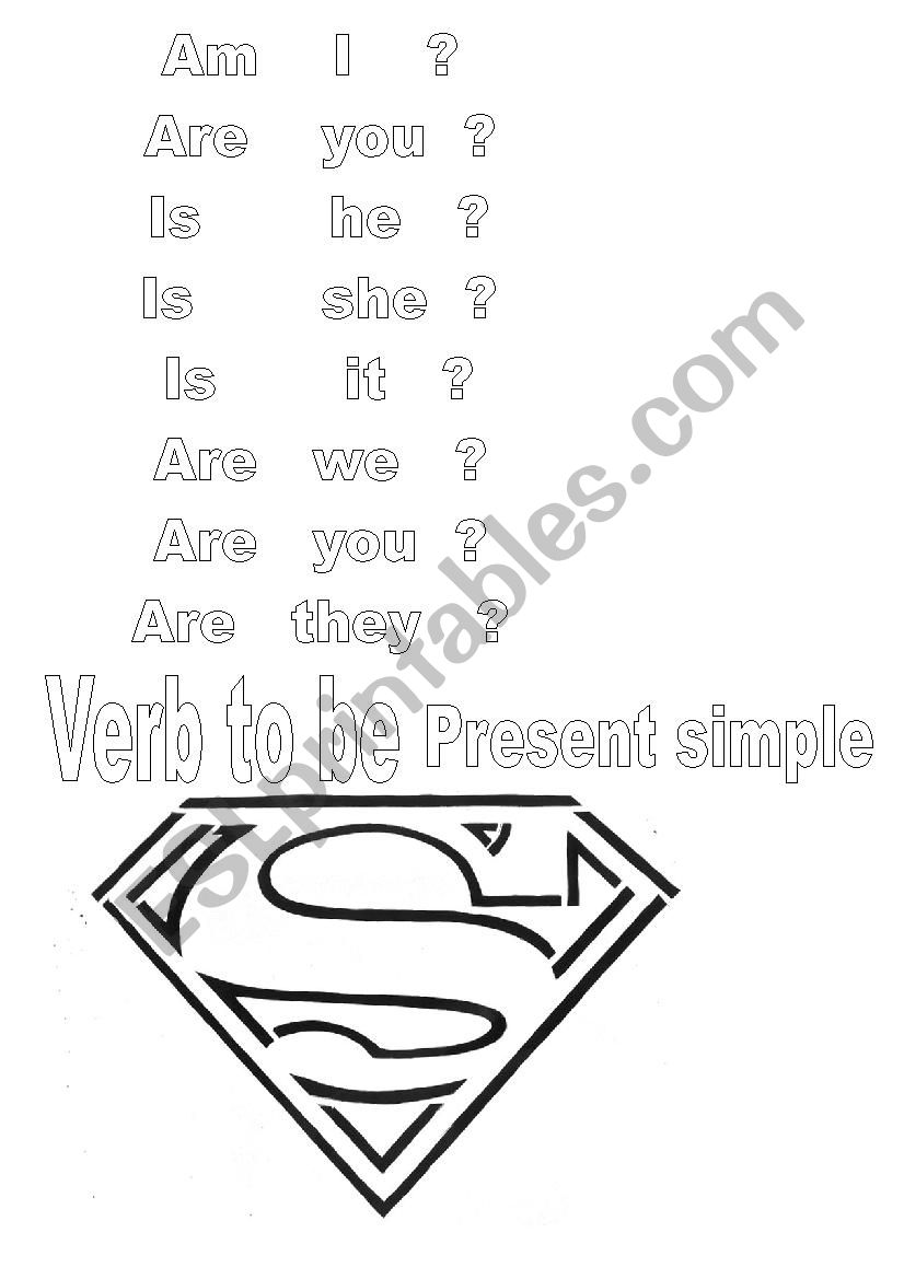 Verb to be worksheet