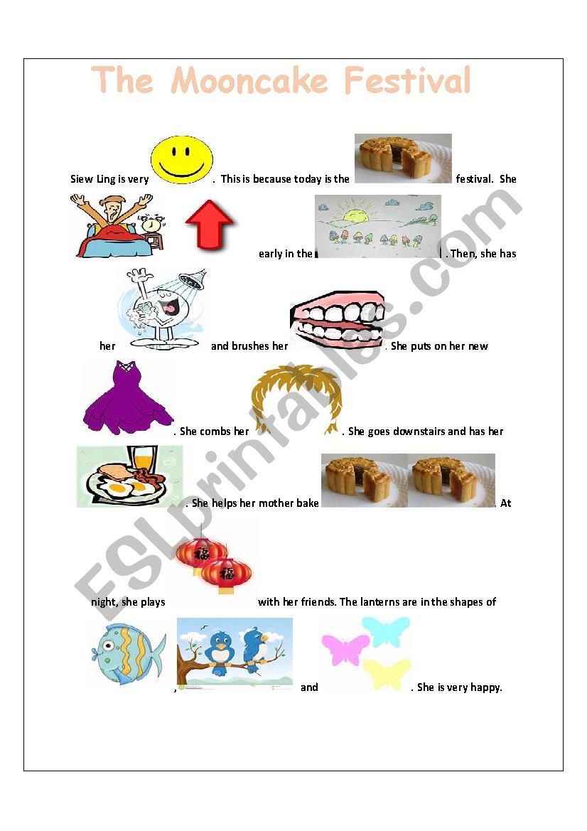 Mooncake Festival  worksheet