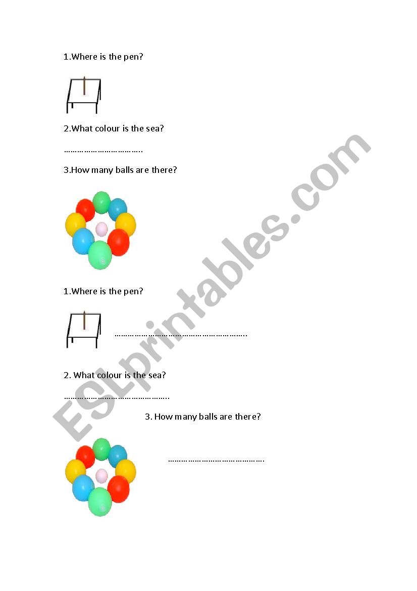 prepositions worksheet