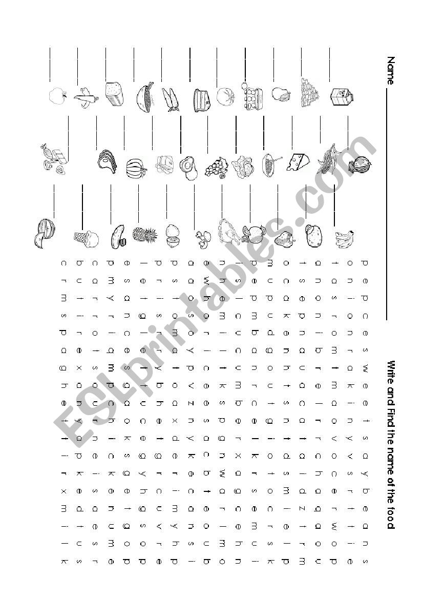 countable and uncountable wordsearch