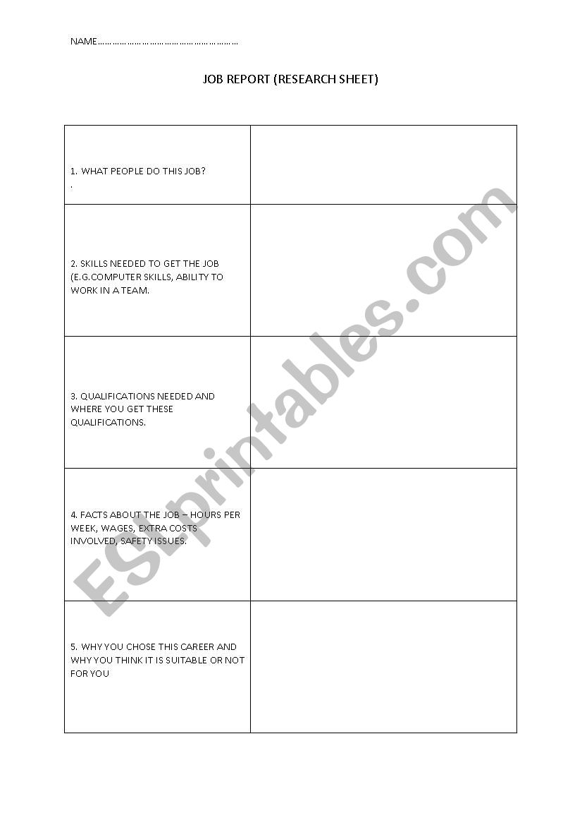 Paul Webster worksheet