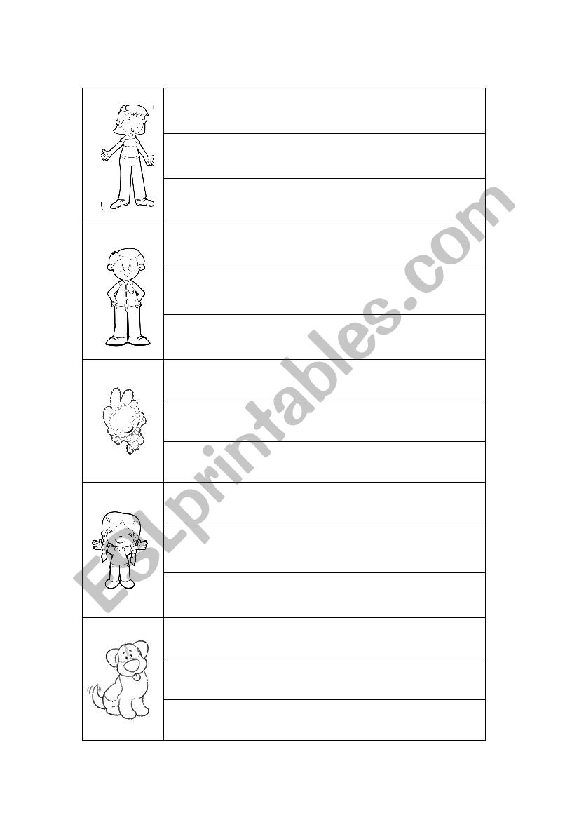 Family - ESL worksheet by algarfon