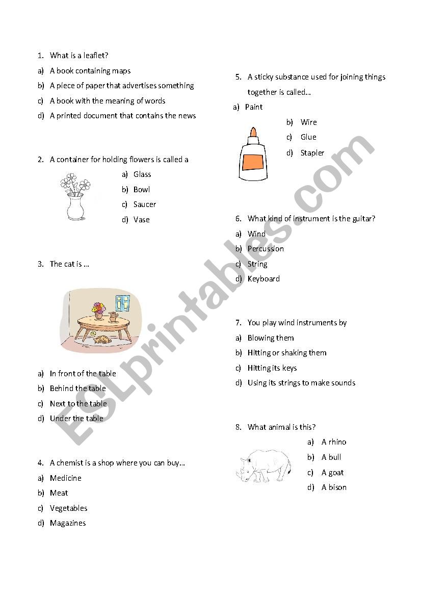 Quix worksheet