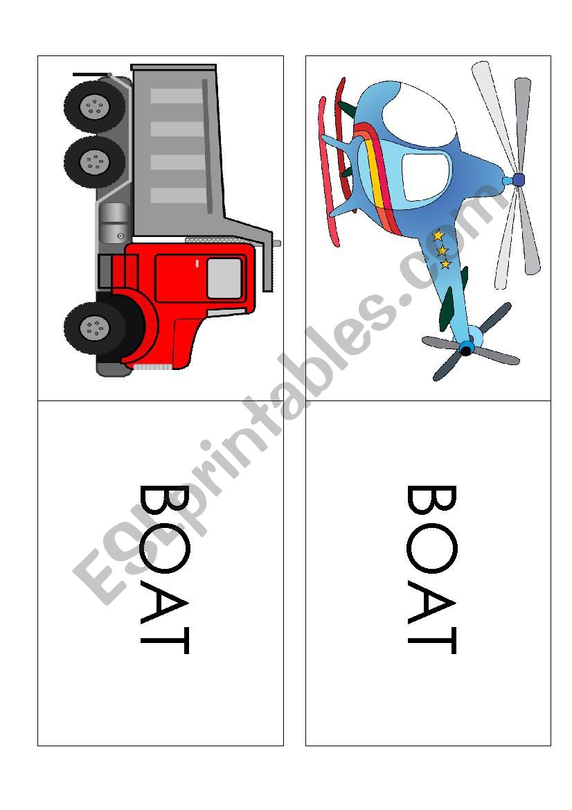 Means of Transportation Part4 worksheet