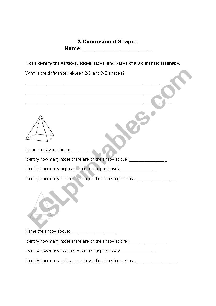 Geometry Exit Slip worksheet