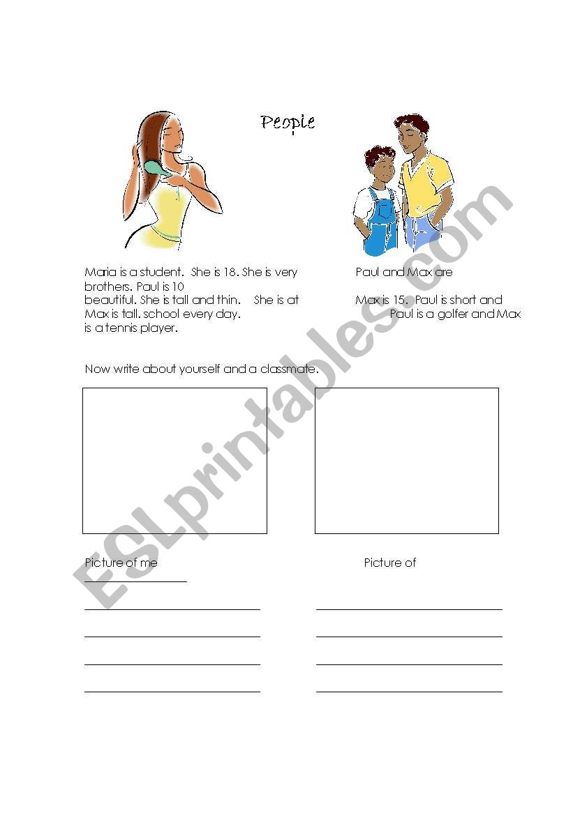 people worksheet