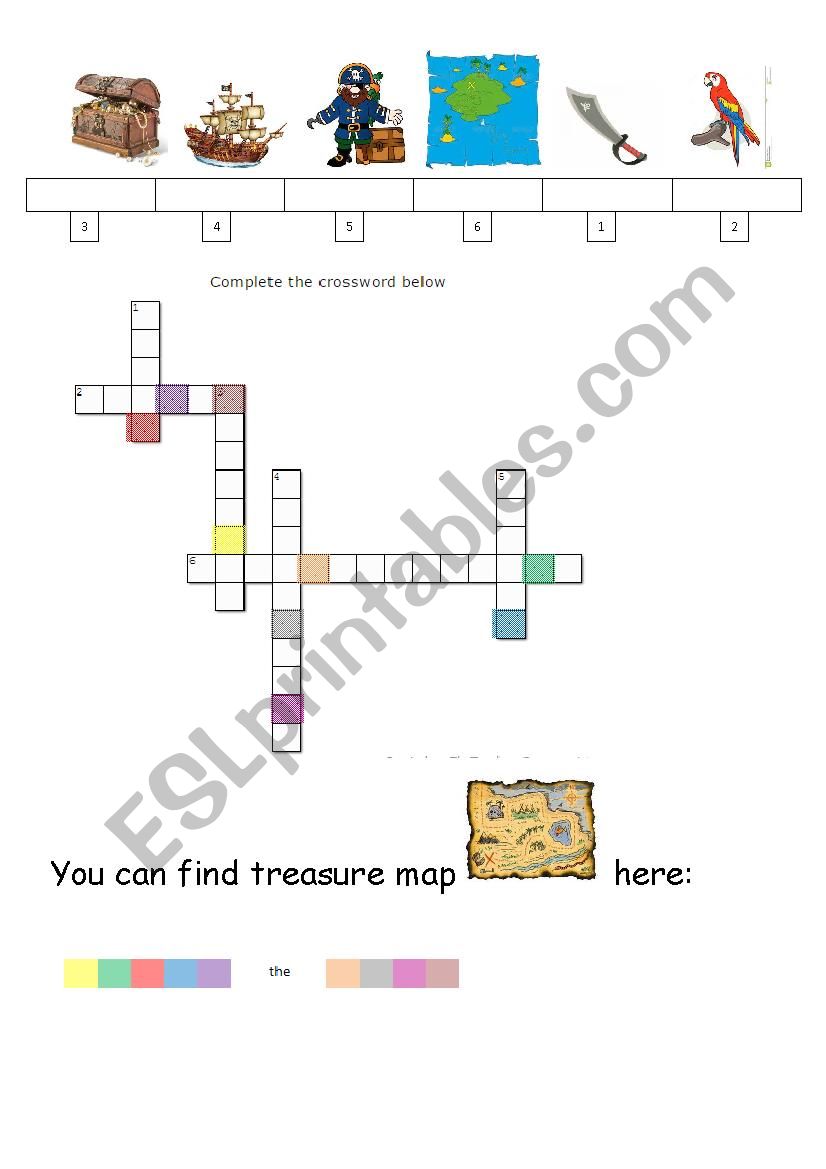 Piate Crossword worksheet