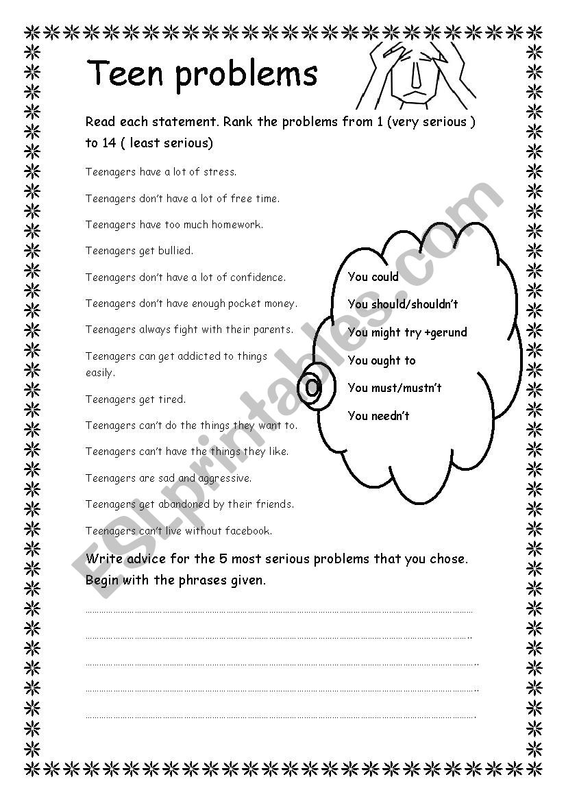 Modal Verbs To Give Advice ESL Worksheet By Kbhp