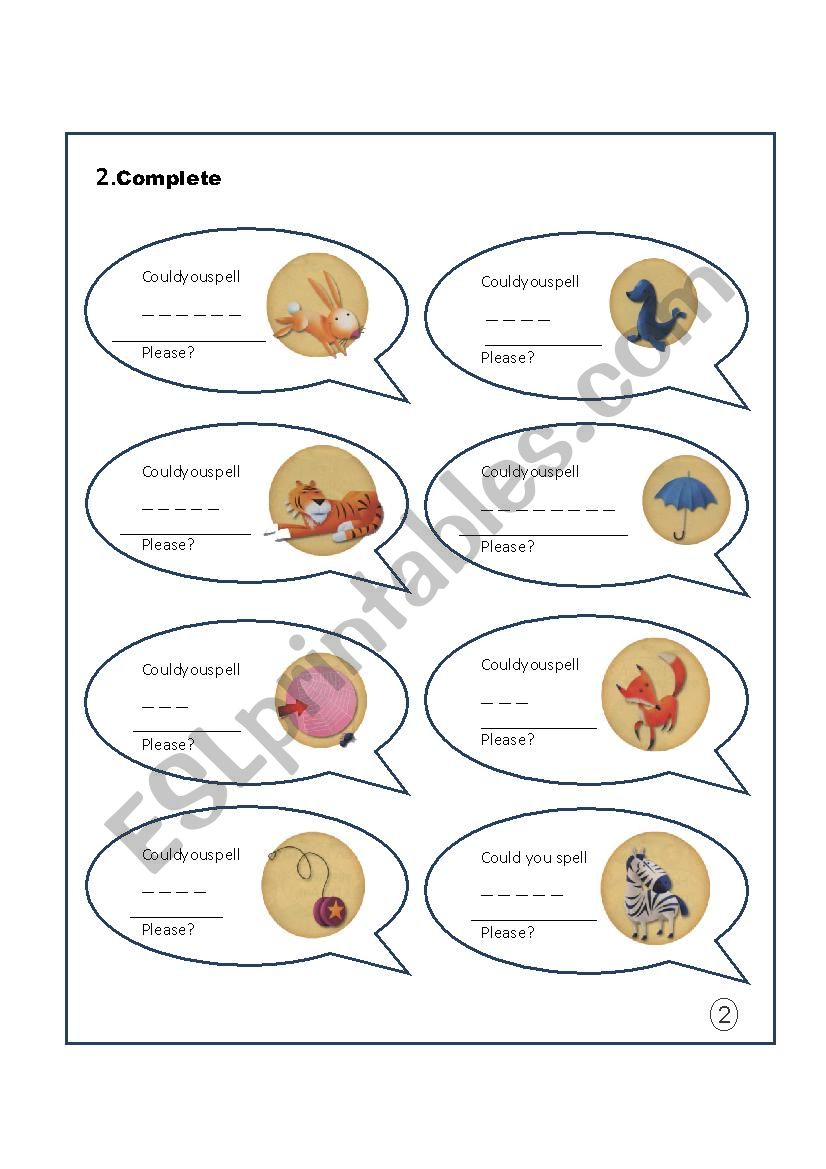 spell alphabet from s to z worksheet