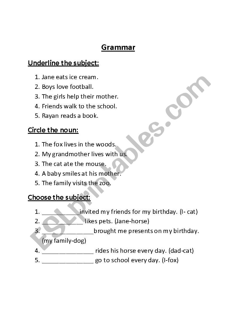 super land worksheet