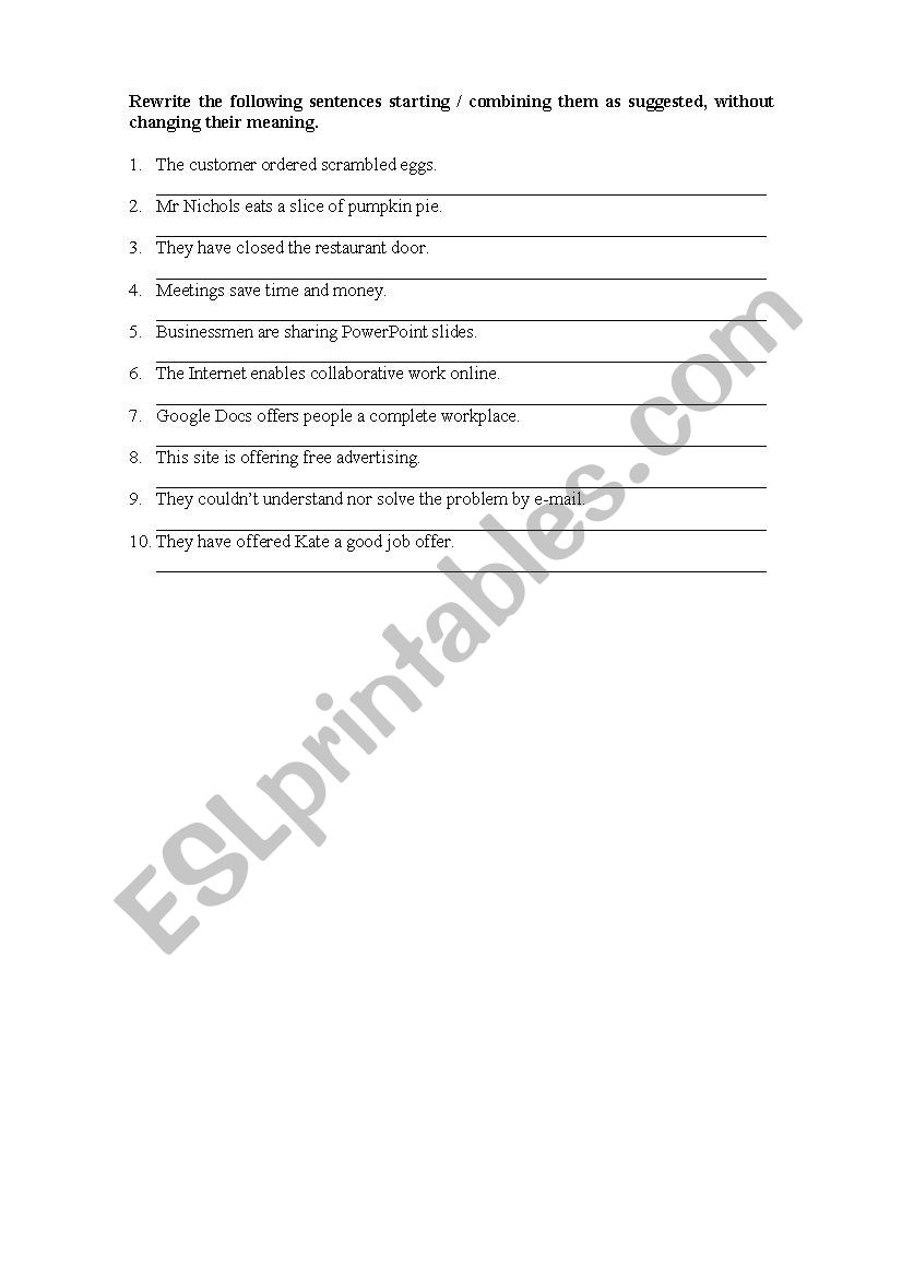 Passive voice worksheet