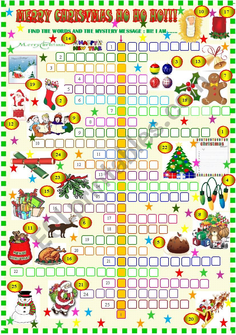 Christmas Puzzle Free Printable