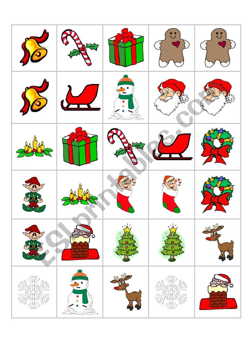 Christmas memo worksheet