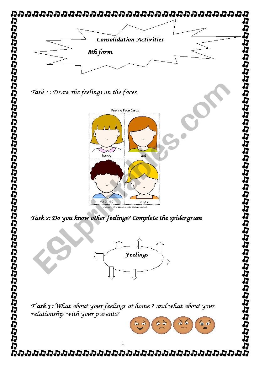 consolidation activities worksheet