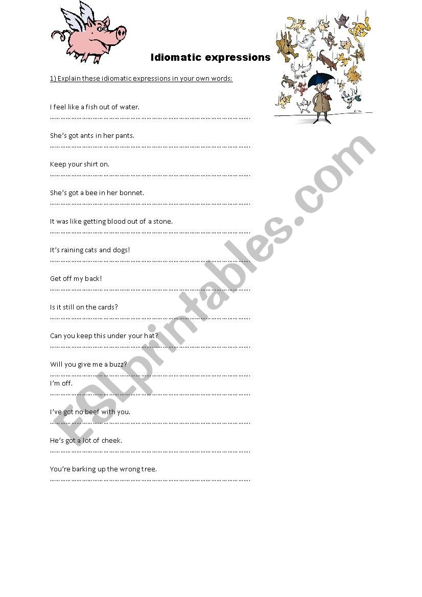 idiomatic-expressions-esl-worksheet-by-chacha781