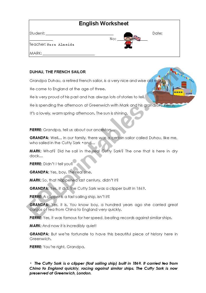 reading-comprehension-6th-grade-esl-worksheet-by-sara-almeida
