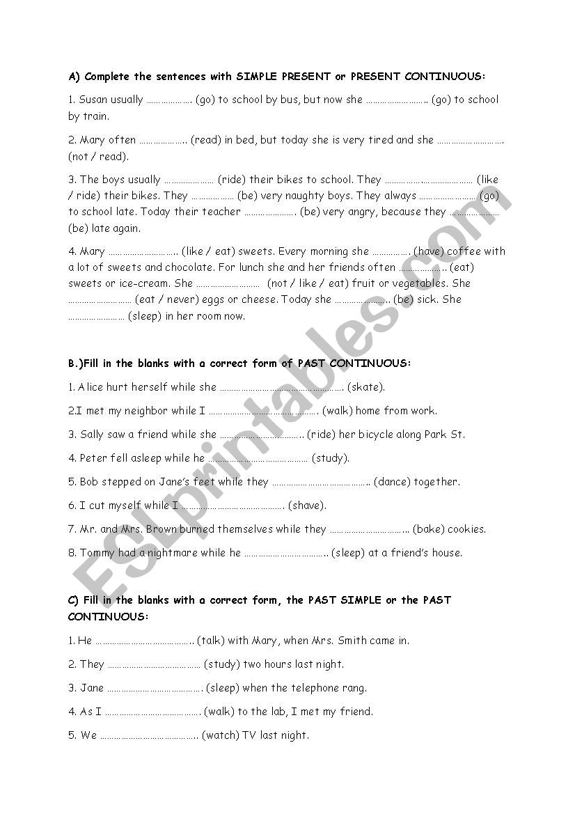 8 th grade worksheet