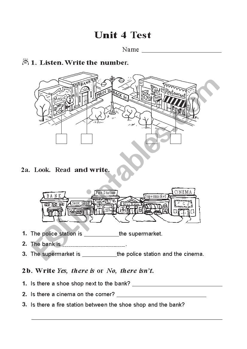 The city worksheet