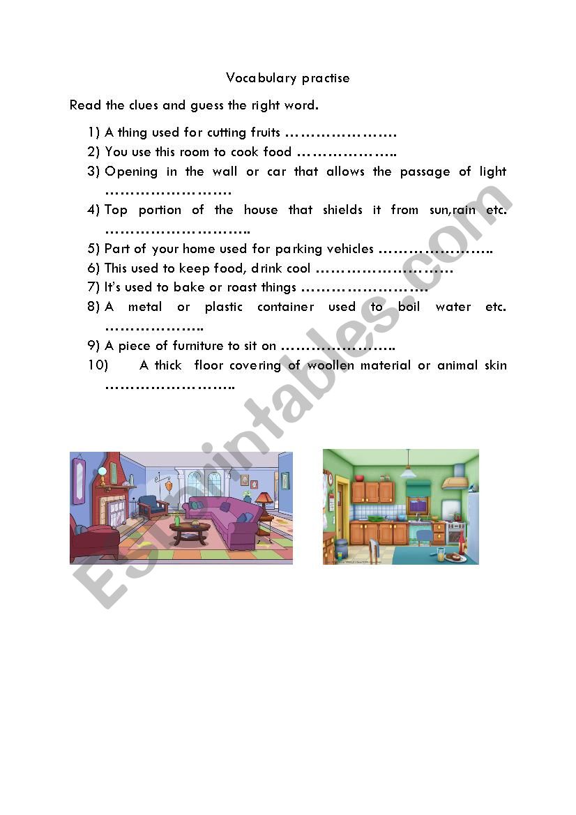 Riddles worksheet