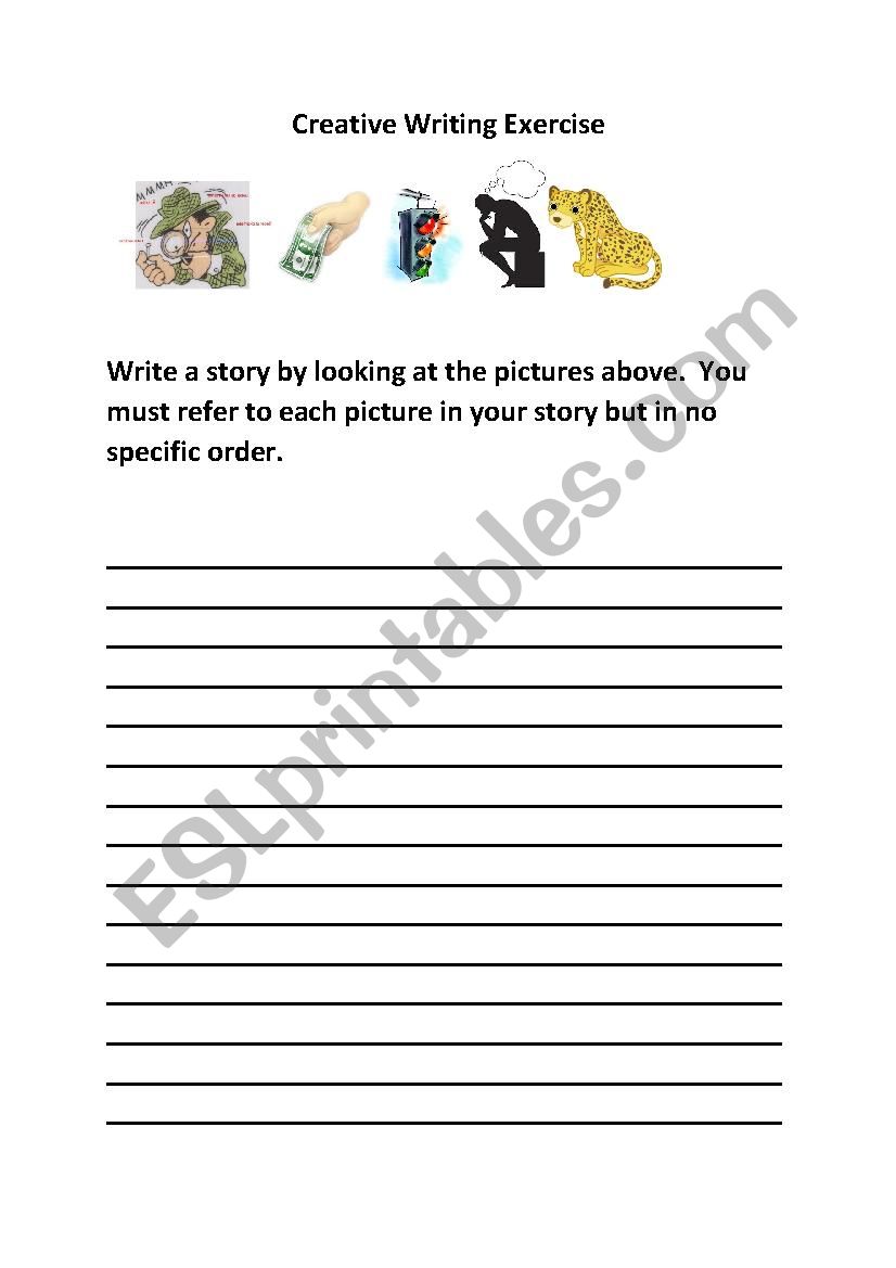 creative writing worksheet free