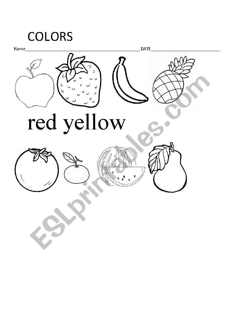 Colors&Animals worksheet