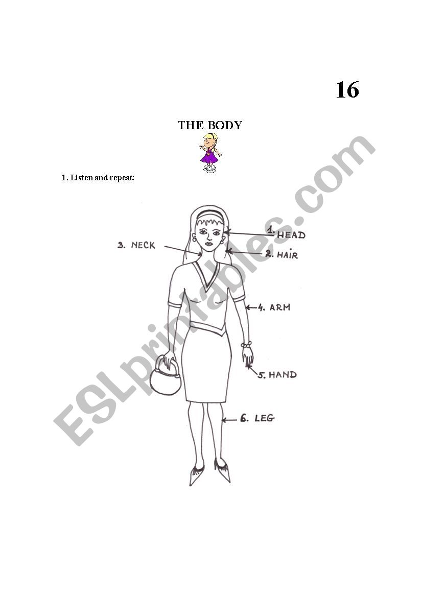 Body worksheet