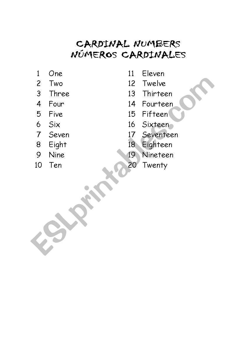 3 primaria vocabulary worksheet