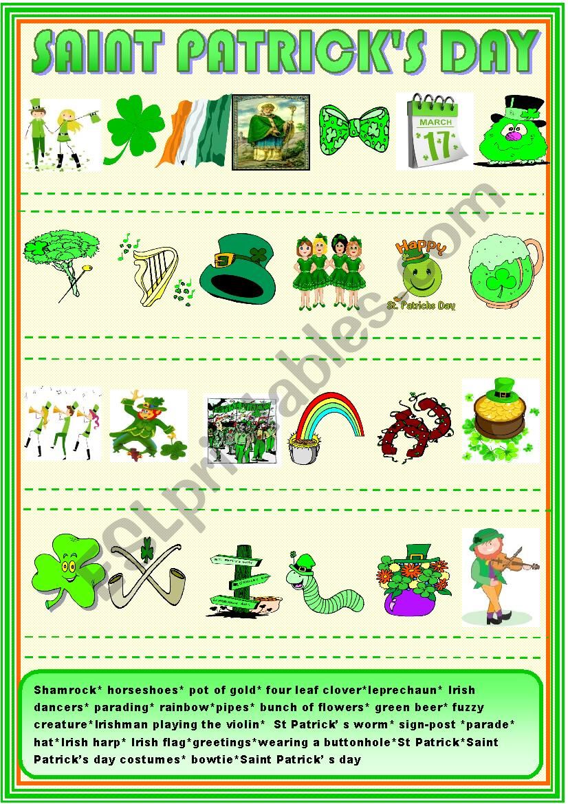 st patricks day fitness names