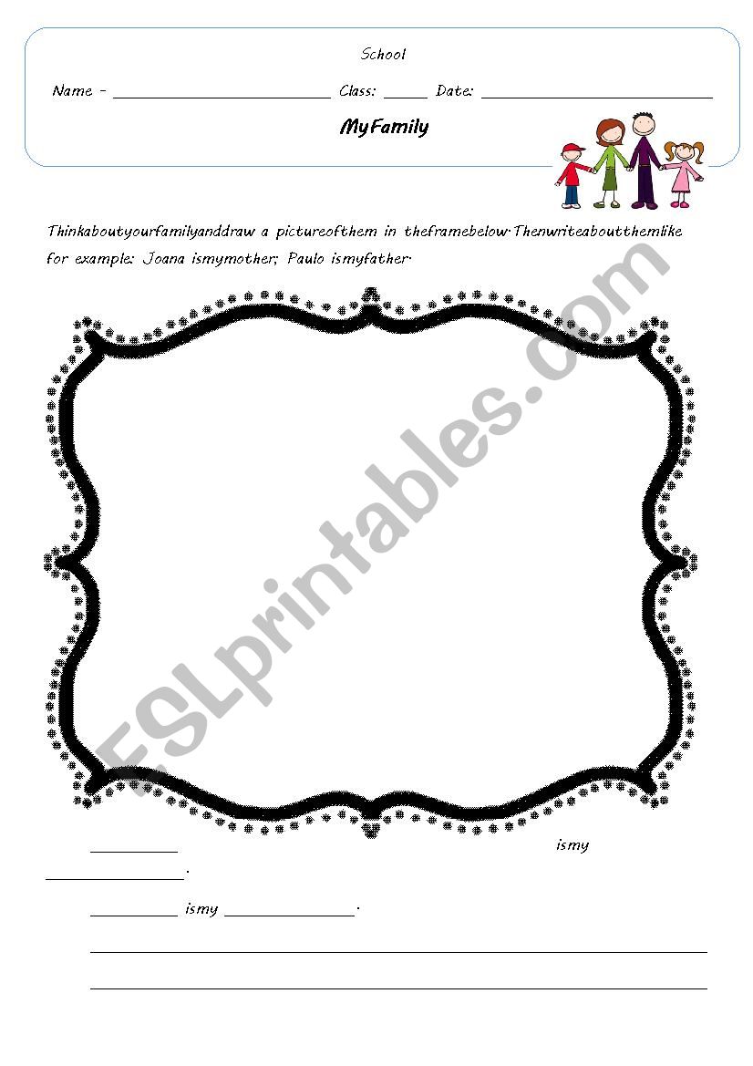 Family  worksheet