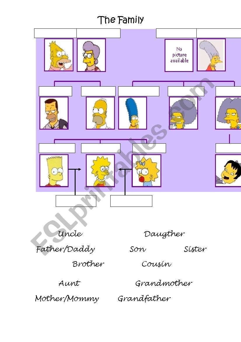 the family worksheet