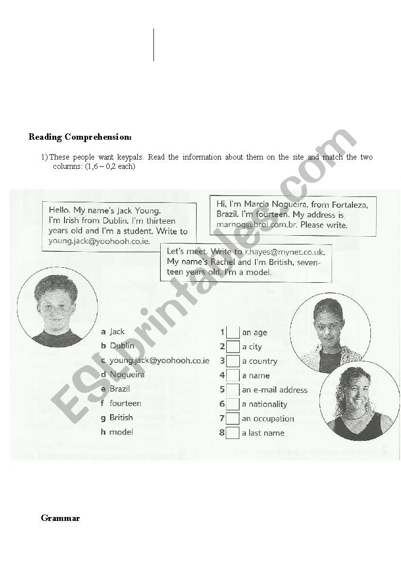 Test worksheet