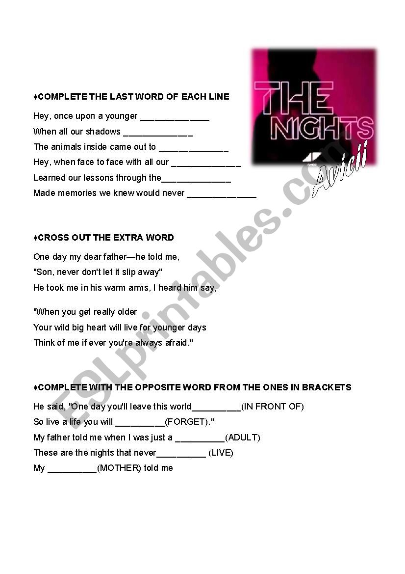 FNAF Just Gold song song and nurse…: English ESL worksheets pdf