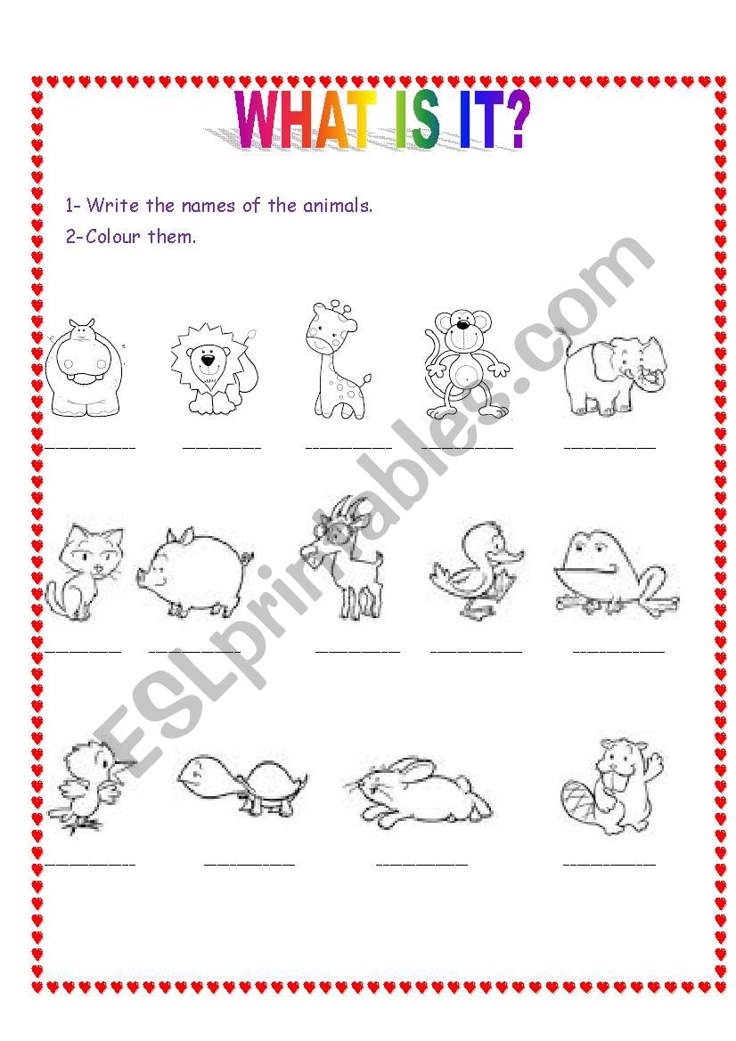 Animal´s Day - ESL worksheet by atirinato