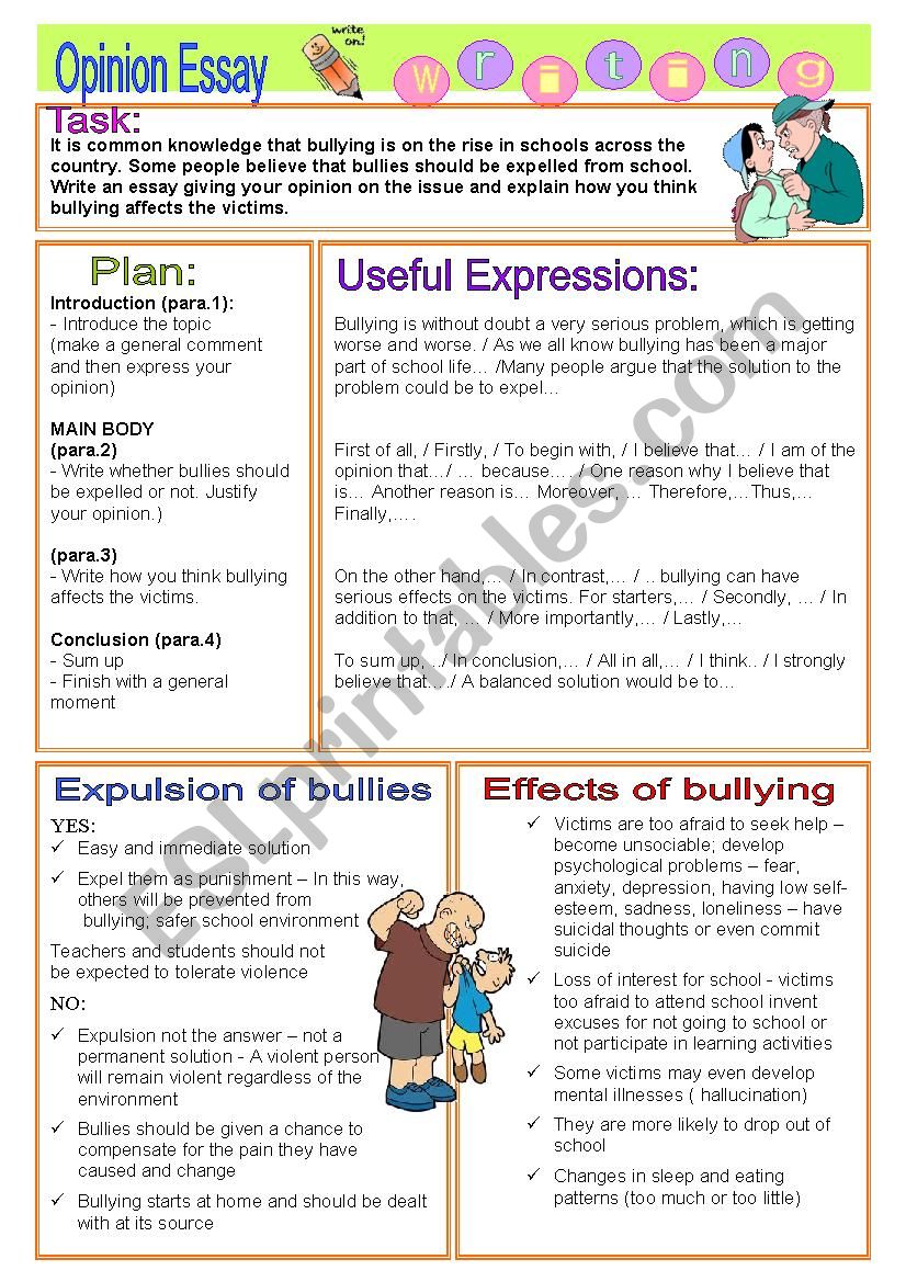 article essay about bullying spm